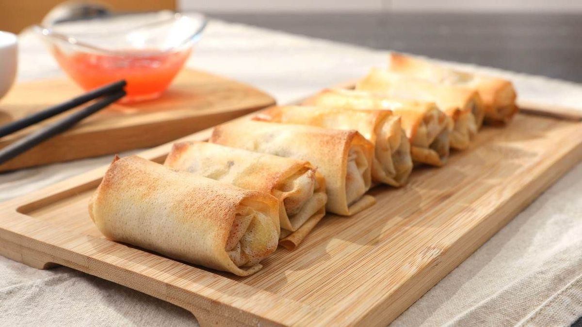 Rollitos de primavera al horno