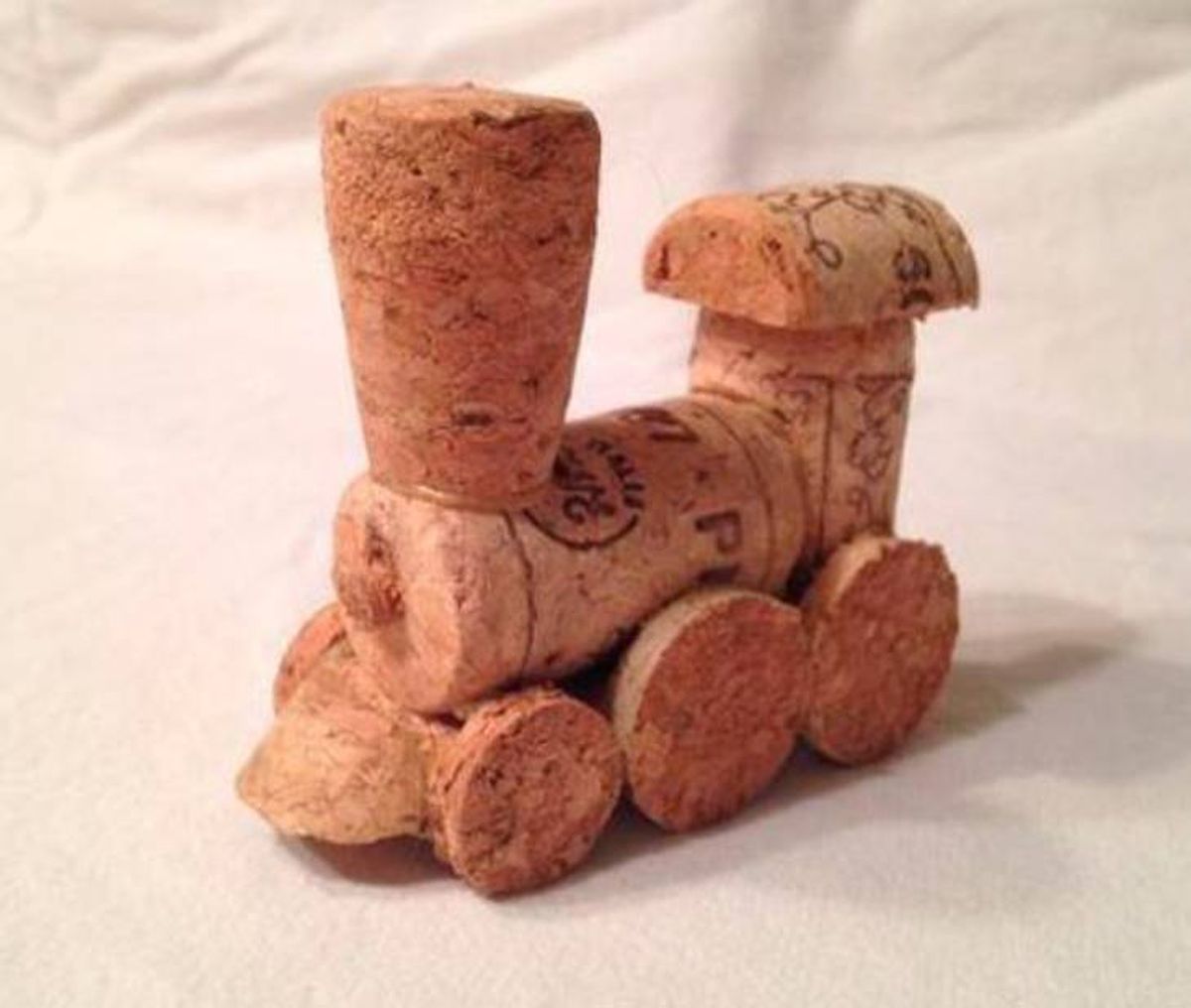 manualidades corcho tren pinterest