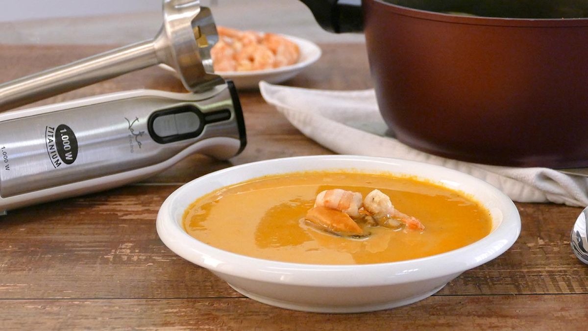 Receta de crema de marisco  paso 7