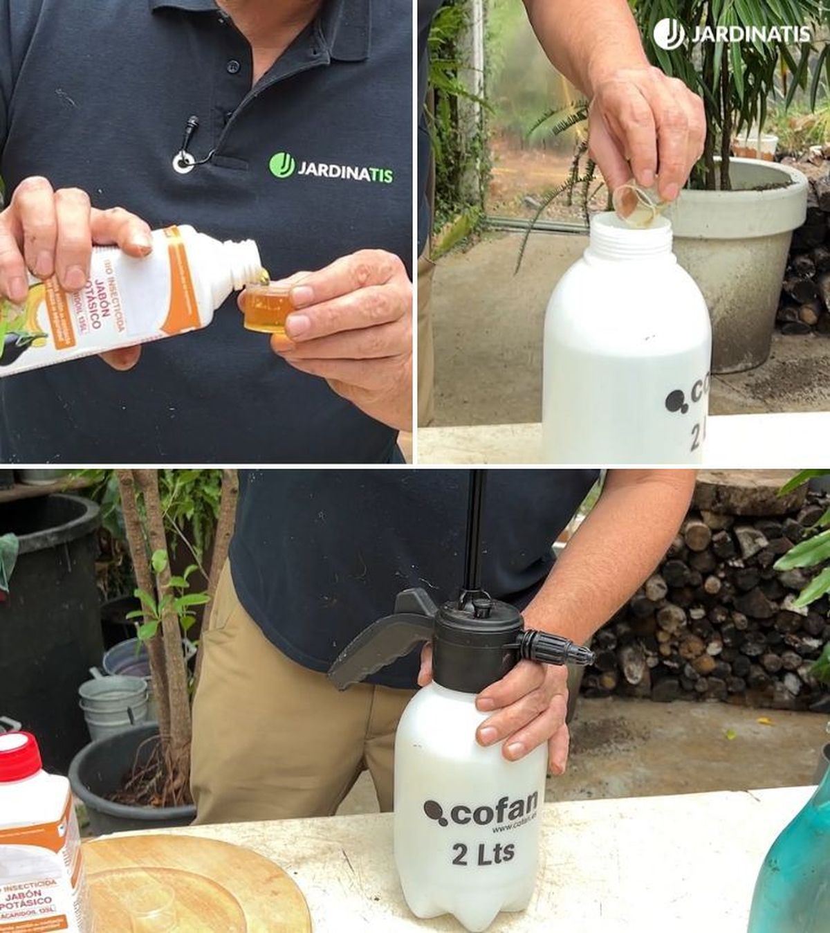 como usar jabon potasico jardinatis