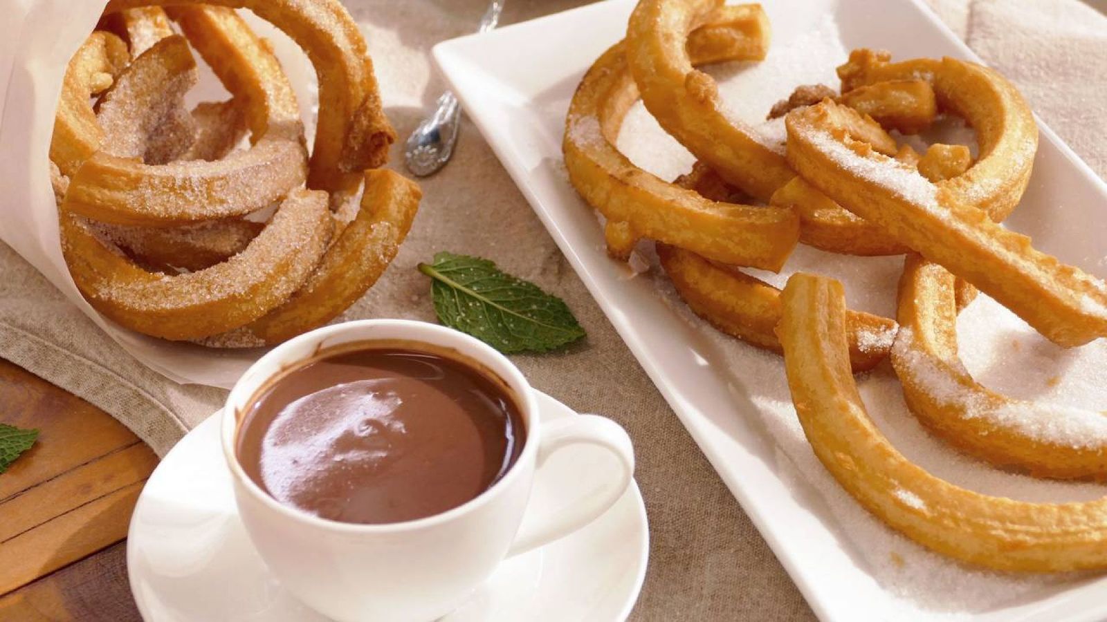 Receta de churros con chocolate