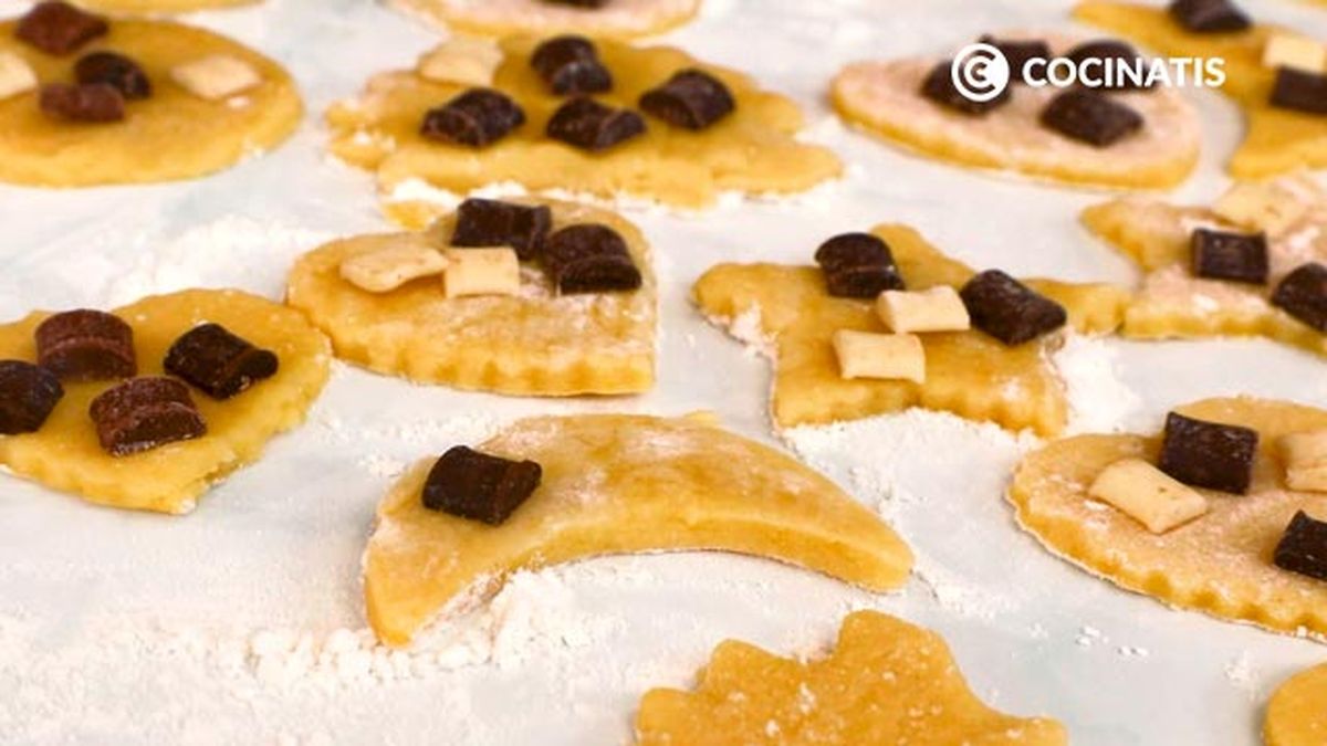 Receta de galletas de mantequilla y chocolate  paso 5