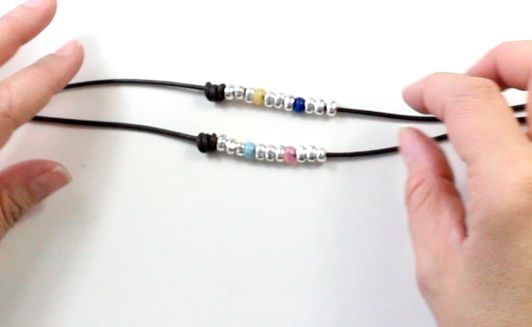como hacer collar libelula paso3
