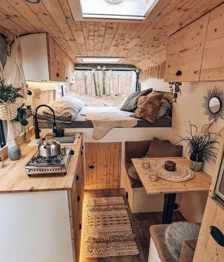 decorar interior furgoneta techo madera pinterest lokoloko