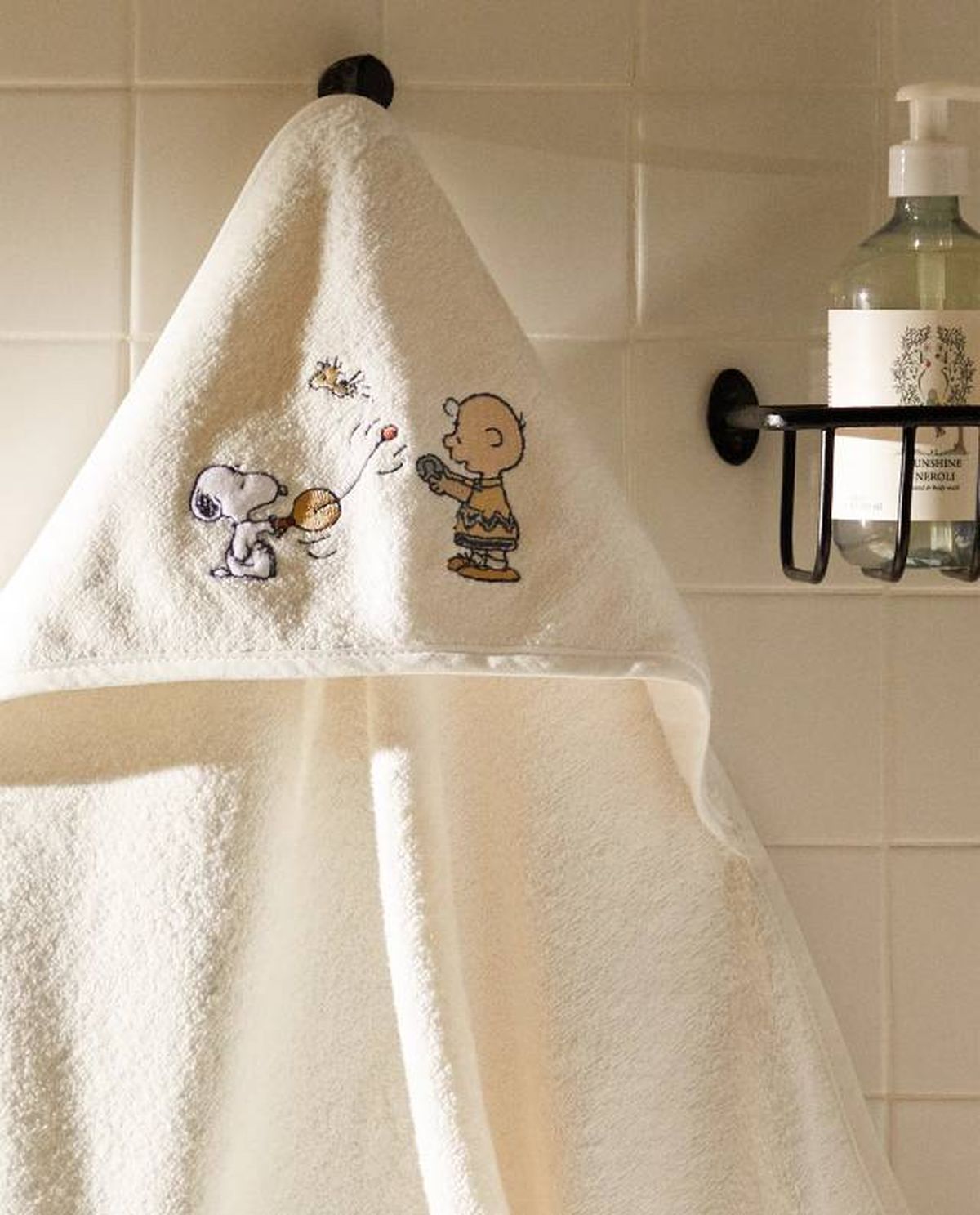 toalla bebe capa snoopy zara home
