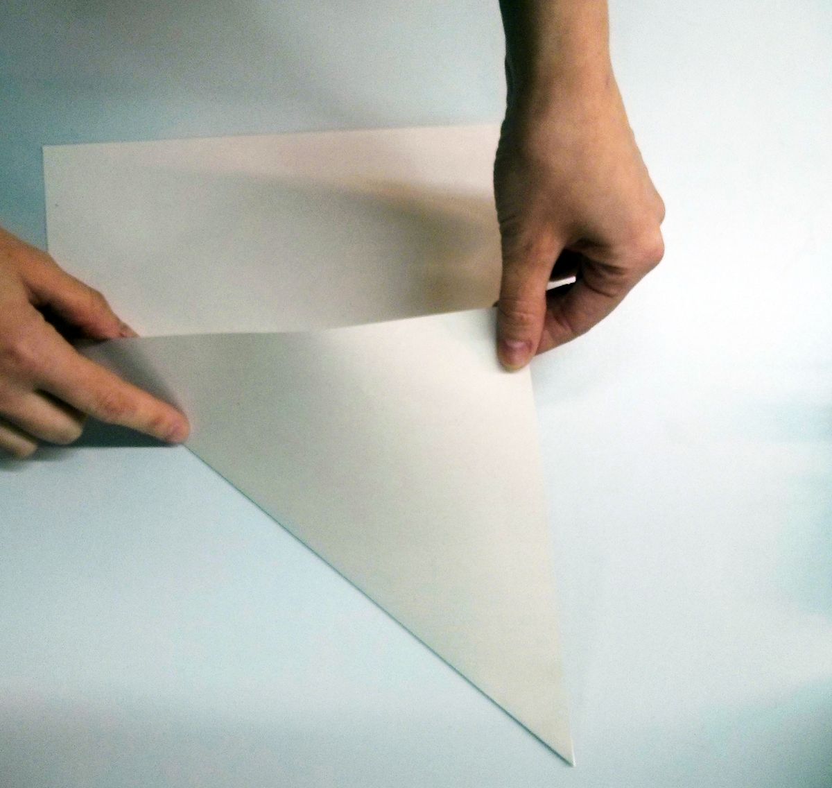 copos nieve papel paso 1