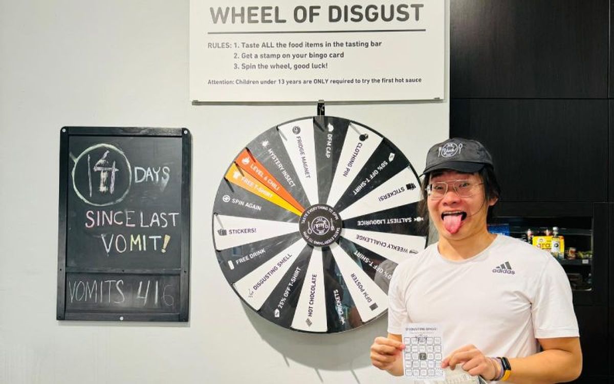 Solo los valientes se pueden enfrentar a la ruleta del asco