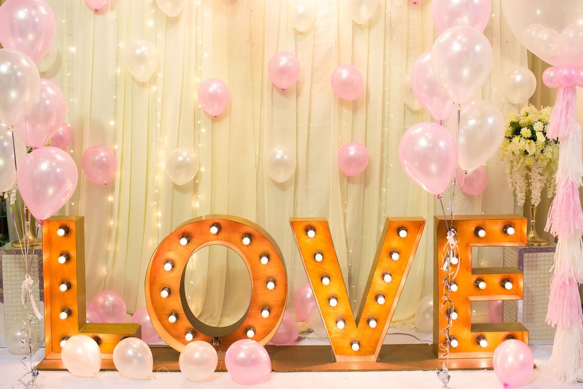 Letras para decorar una boda 4