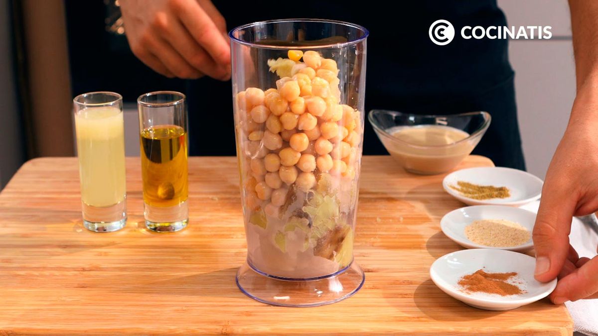 Receta de hummus de boniato  paso 3