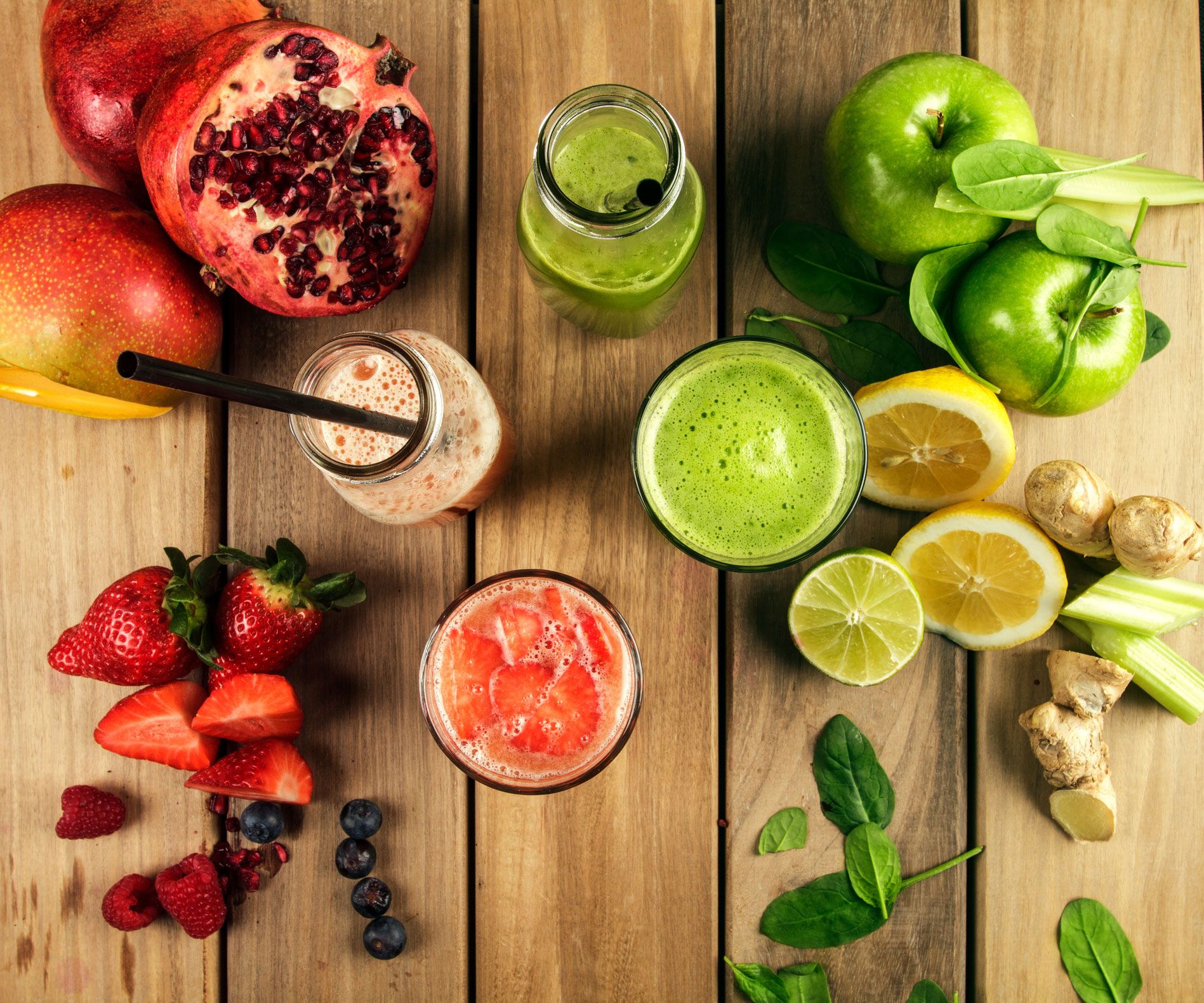 zumos, batidos y smoothies