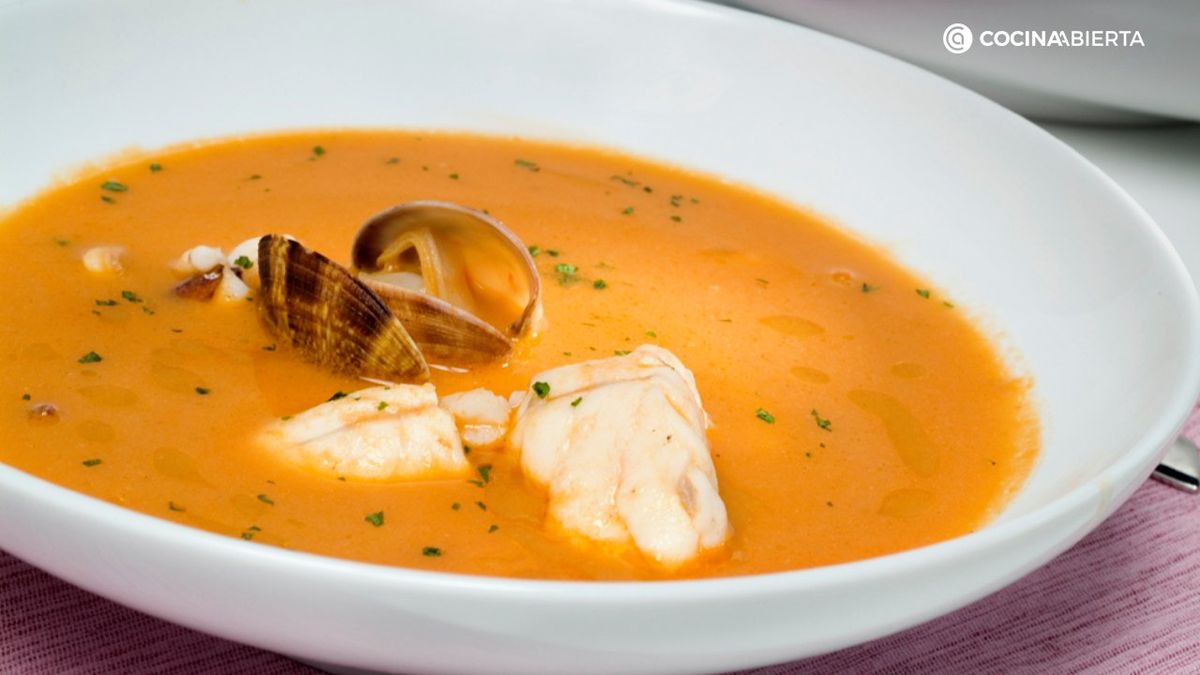 Sigue la receta de la abuela de Bruno Oteiza para hacer una deliciosa sopa de pescado