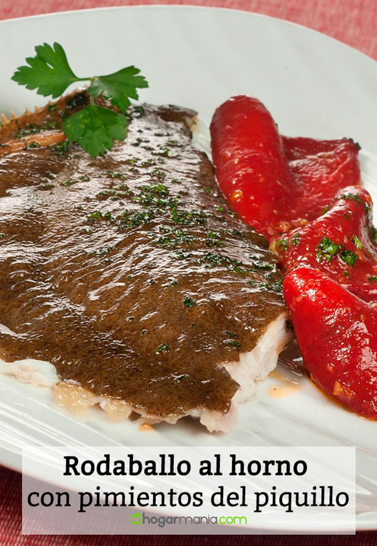 rodaballo horno pimientos piquillo pin