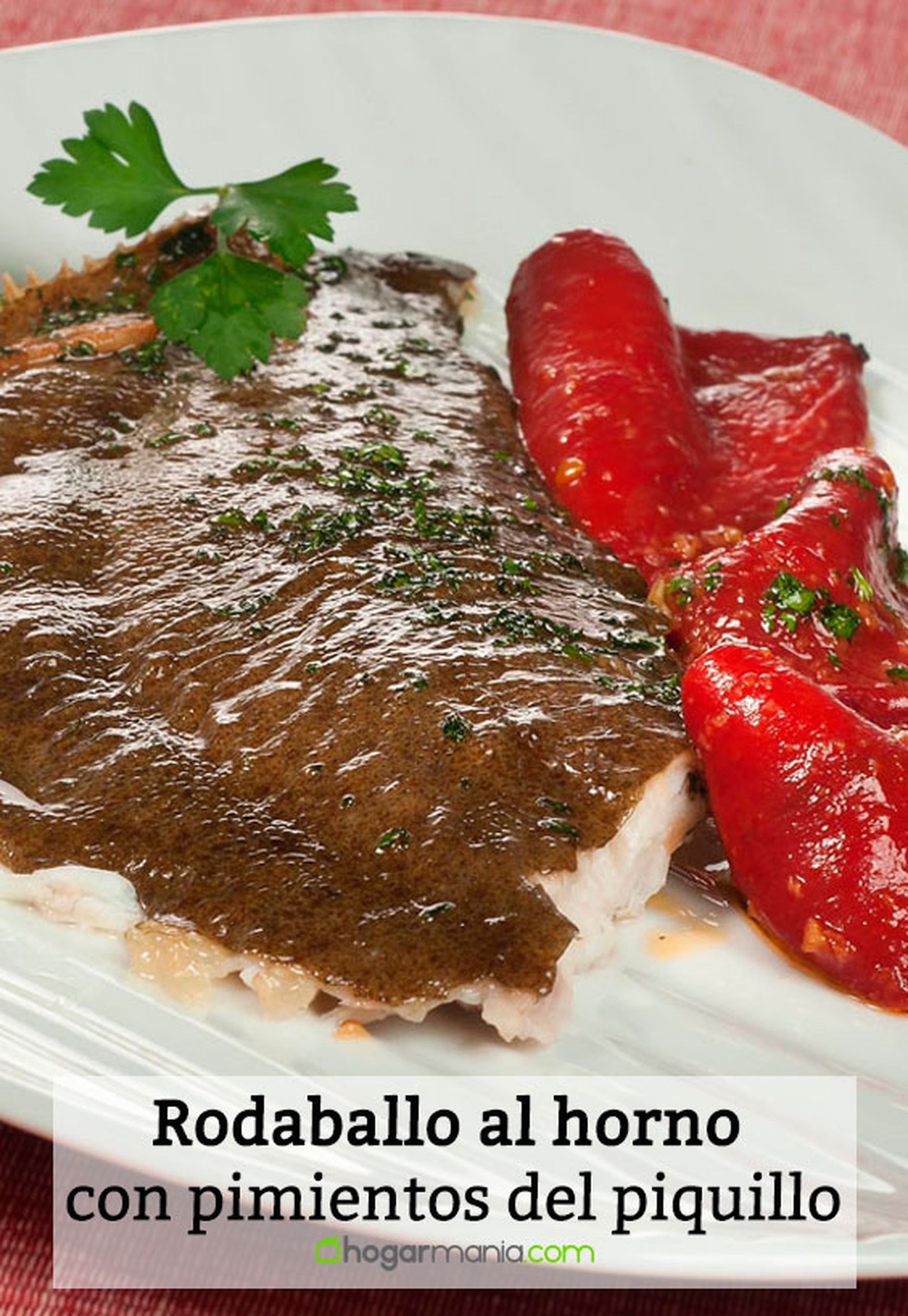 rodaballo horno pimientos piquillo pin