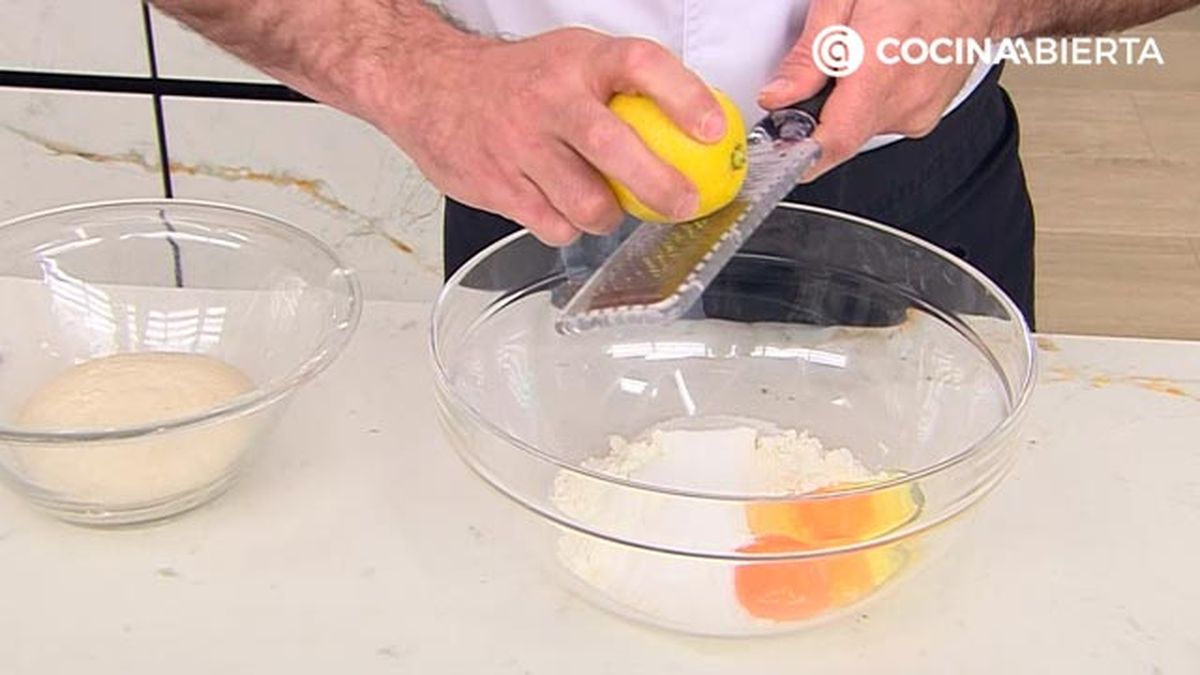 berlinas rellenas de crema pastelera chocolate caramelo te matcha receta joseba arguinano karl67760321 paso2