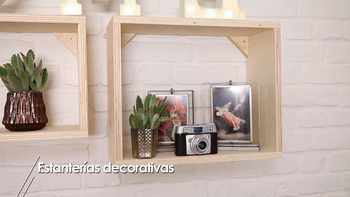 Como hacer cajas de madera para decorar la pared