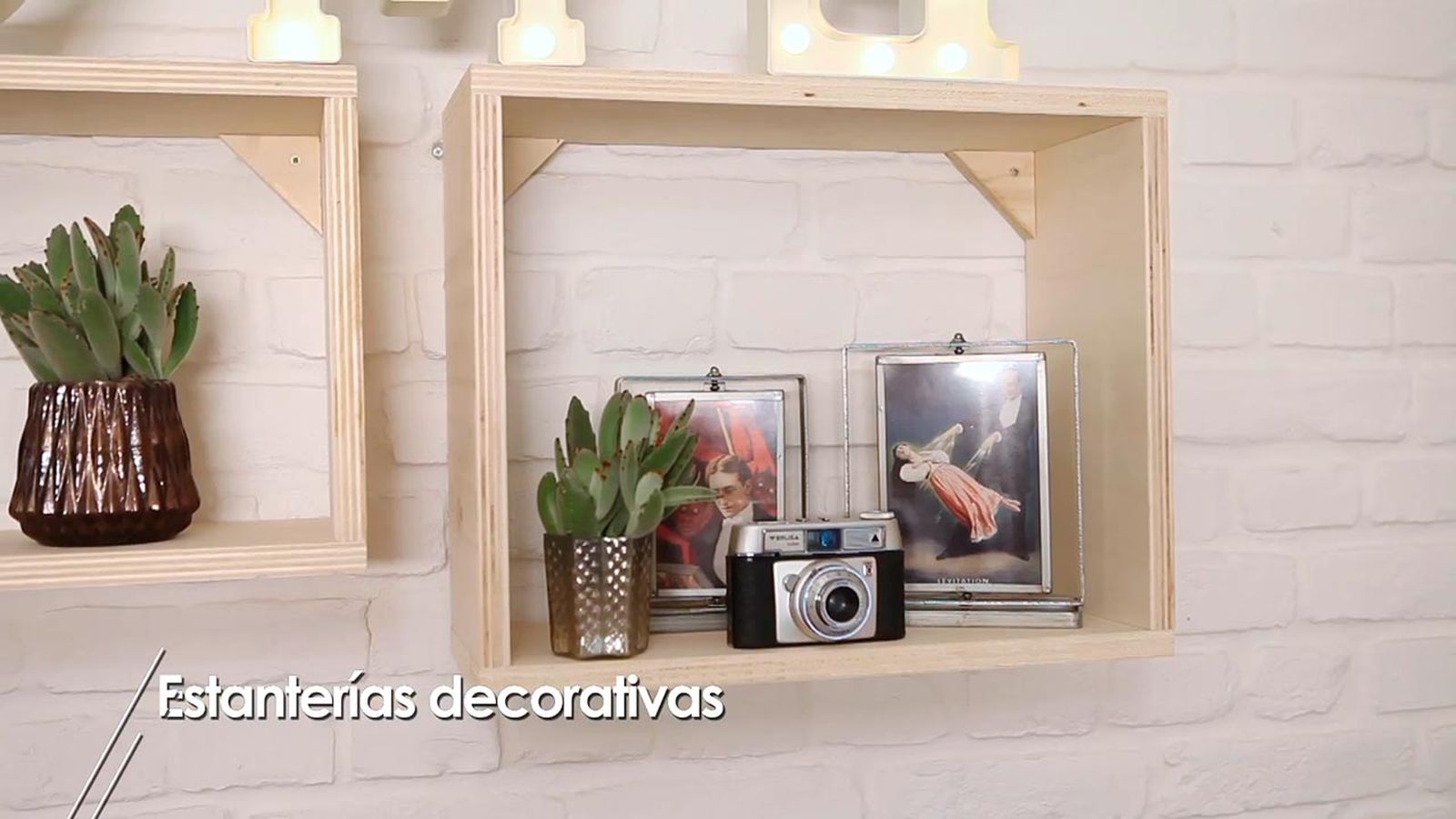 Como hacer cajas de madera para decorar la pared
