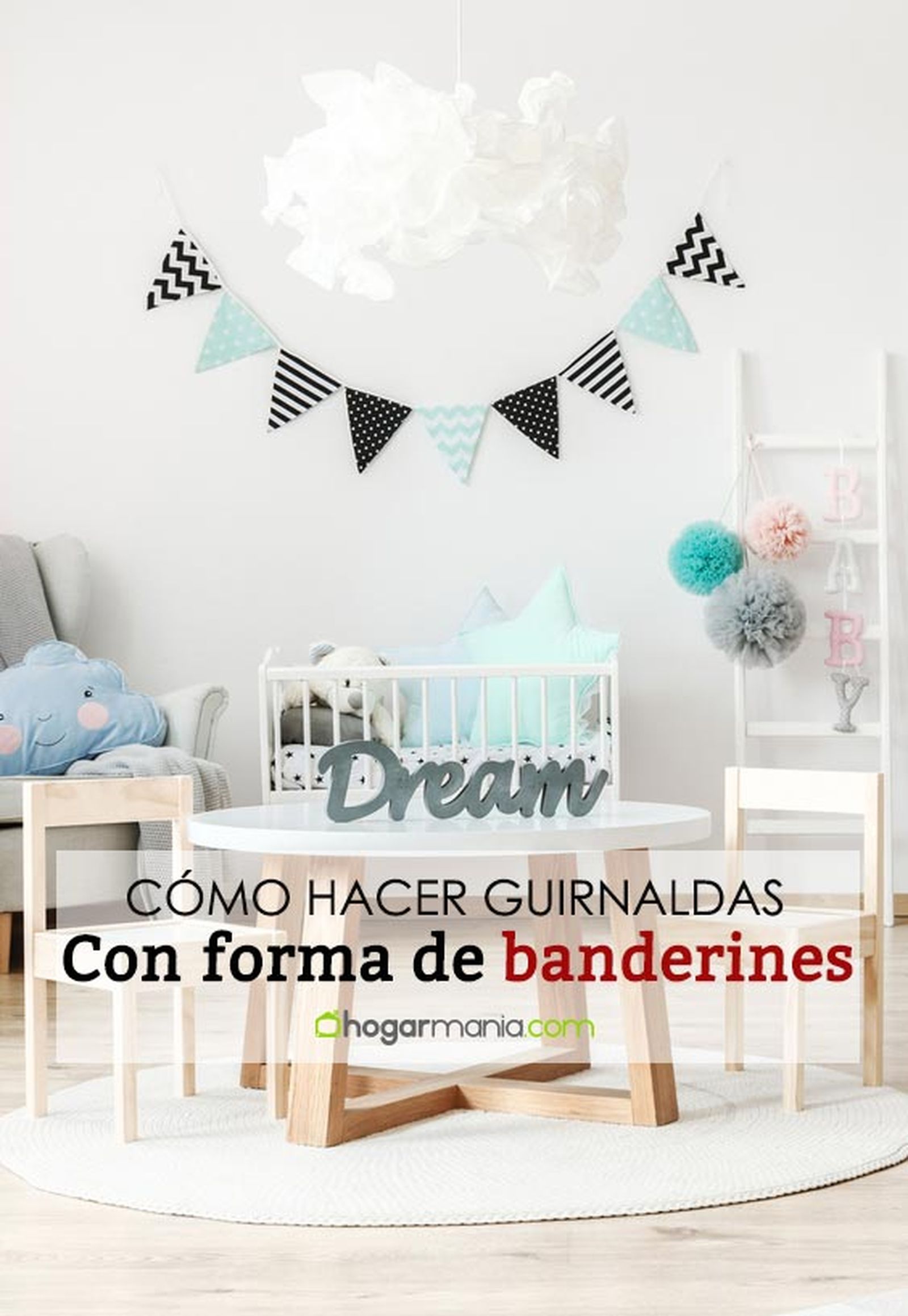 como hacer banderines pin