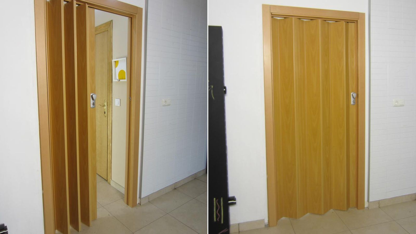 Cómo instalar una puerta plegable