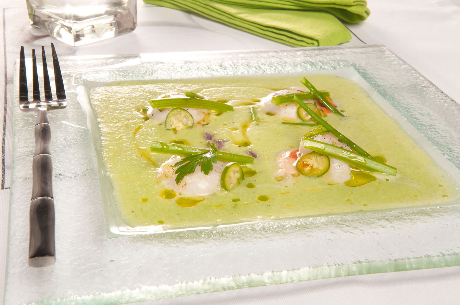 Sopa fría de melón de Bruno Oteiza