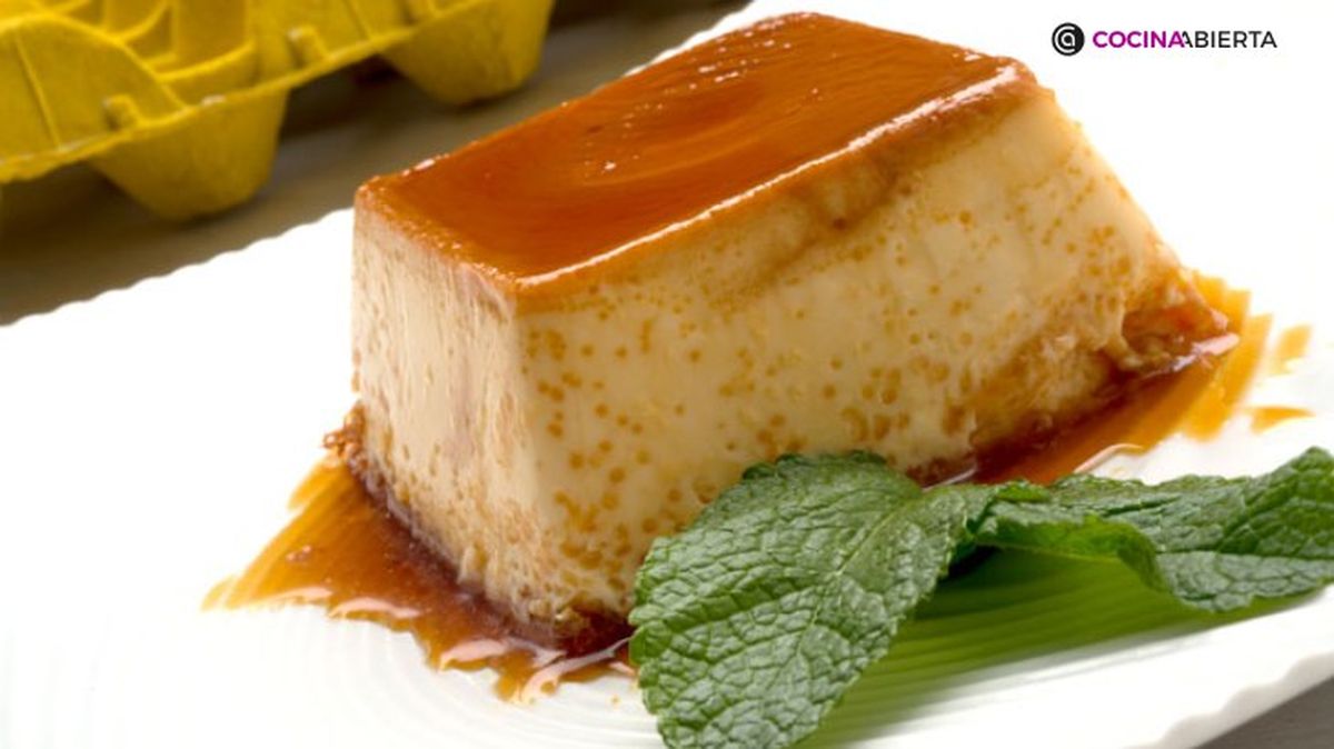 Flan de queso mascarpone y leche condensada, una receta de Eva Arguiñano
