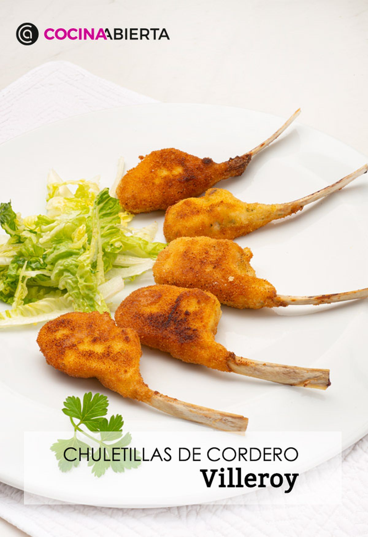 KARL66770321 chuletillas de cordero villeroy receta karlos arguinano presentacion