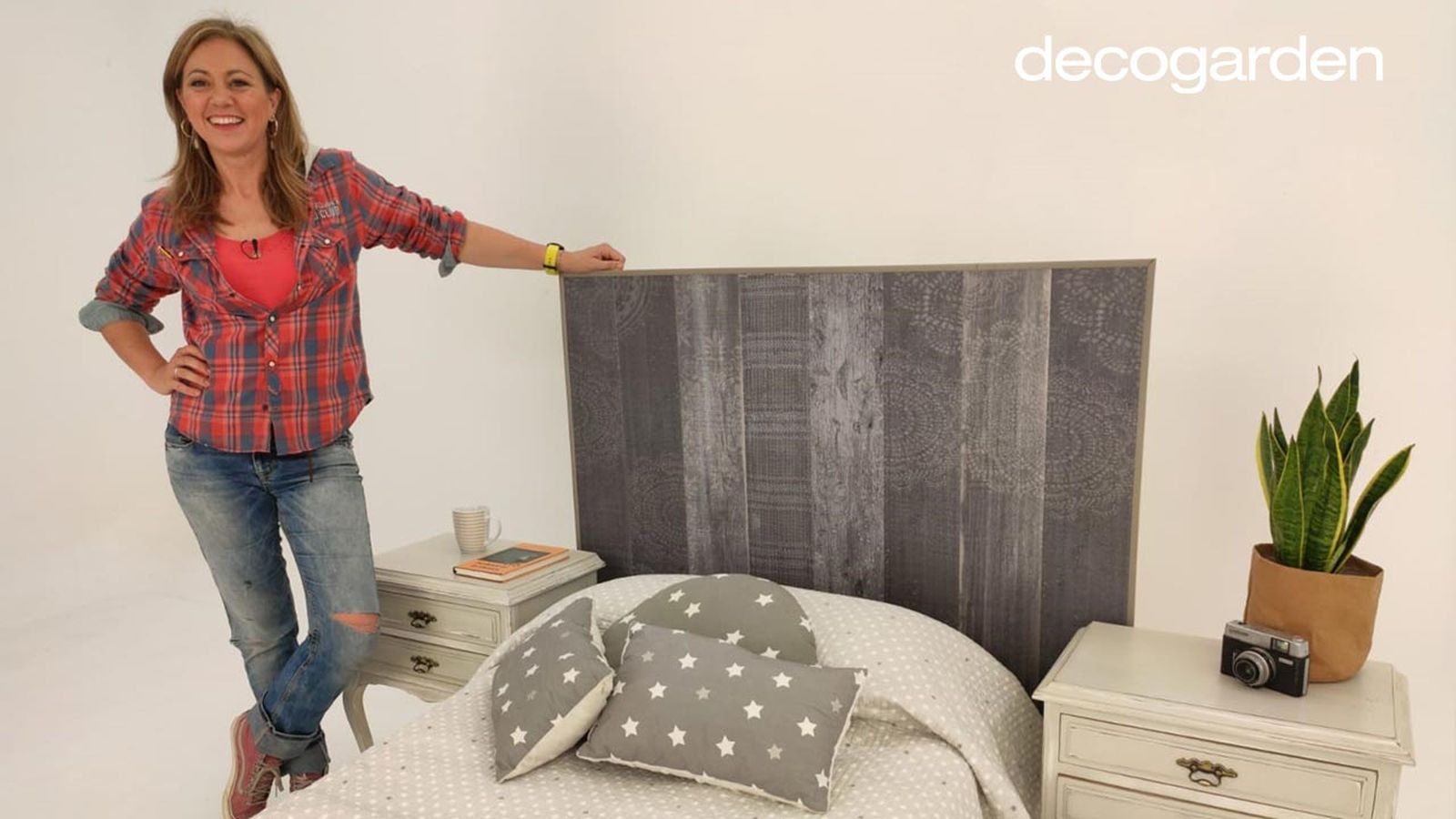 como hacer un cabecero con revestimiento grosfillex