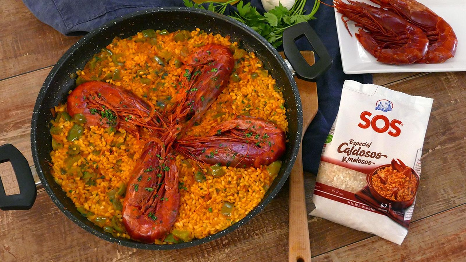 Receta de arroz con carabineros
