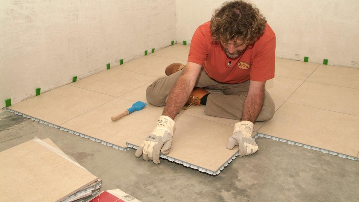 Revestir suelo con gres sin obra paso 12