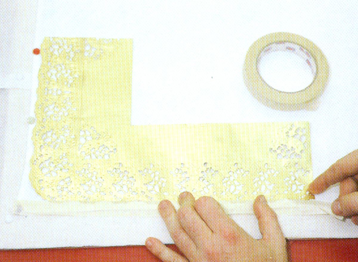 Mantel navideño paso 3