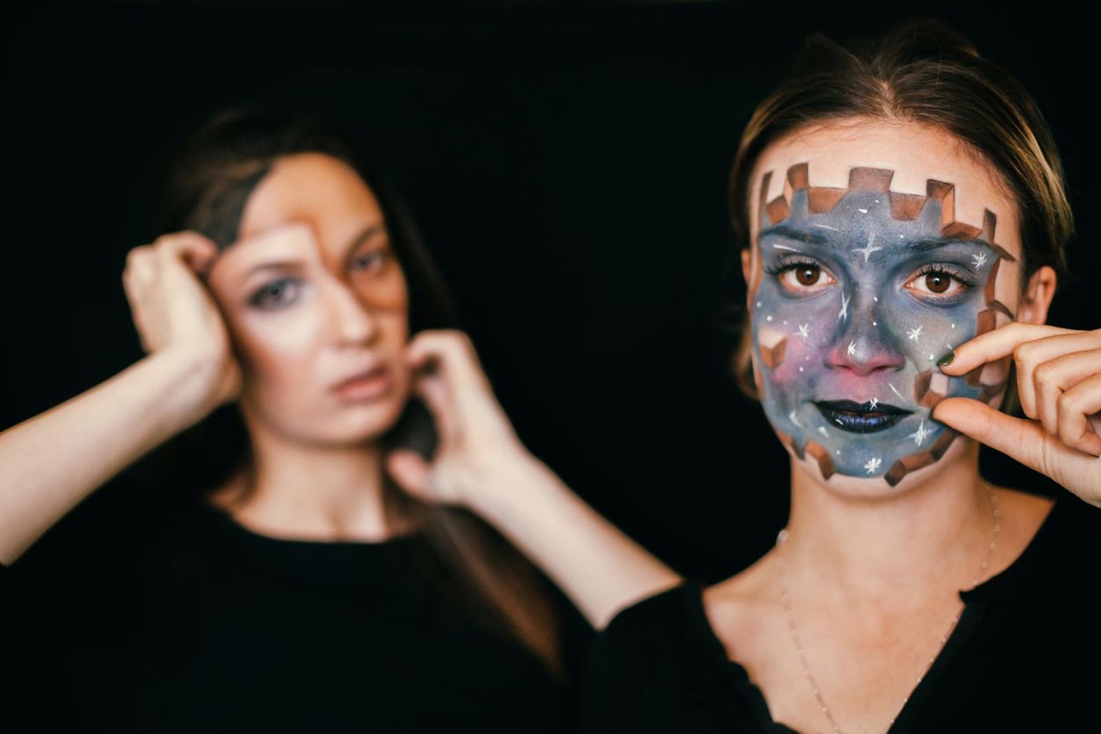 maquillaje 3d halloween carnaval