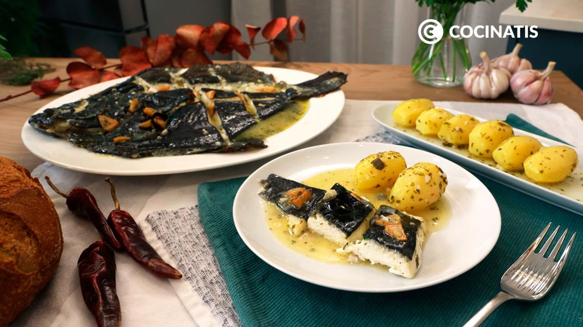 Receta de rodaballo al horno  paso 7