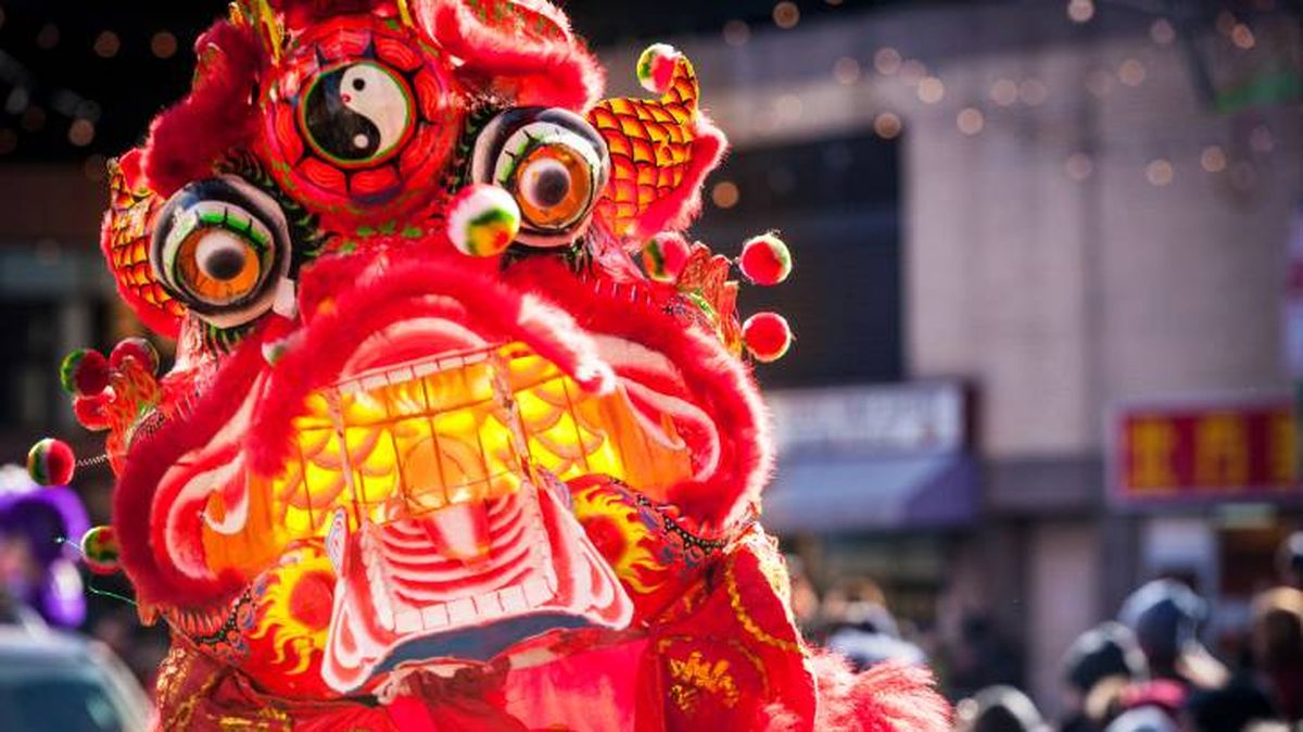 celebracion ano nuevo chino el ano del dragon y del optimismo