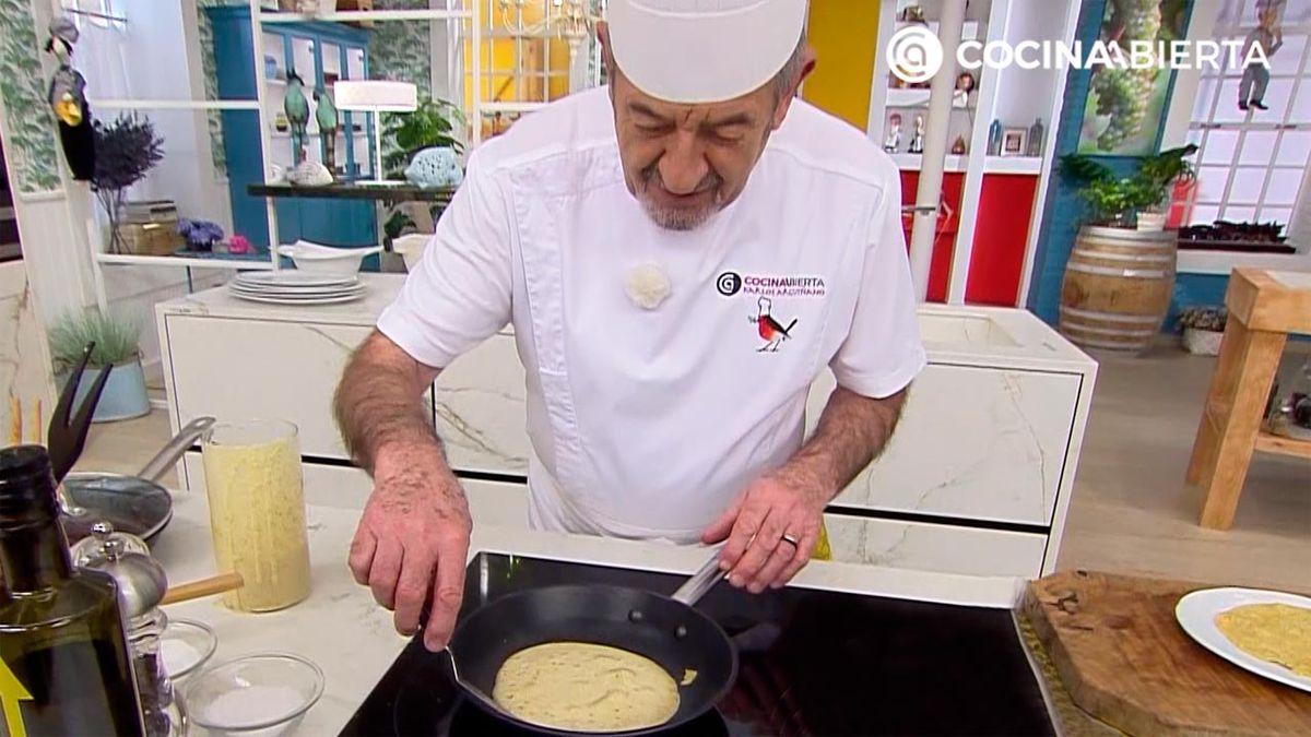 masa crepes salados con harina garbanzo receta karlos arguinano