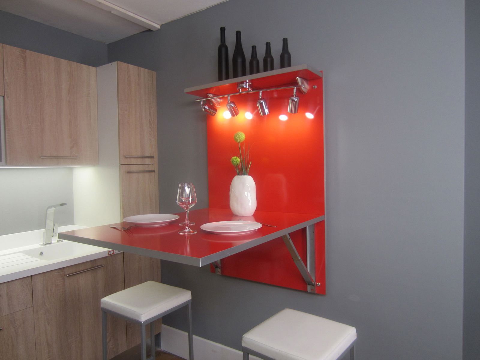 Mesa abatible de cocina