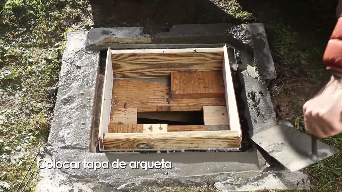 Como colocar una tapa de arqueta paso 6