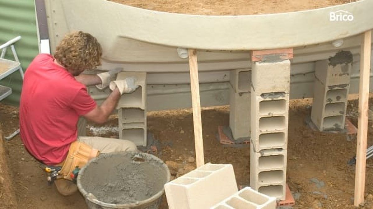Brico 374 como hacer una piscina de obra paso 7