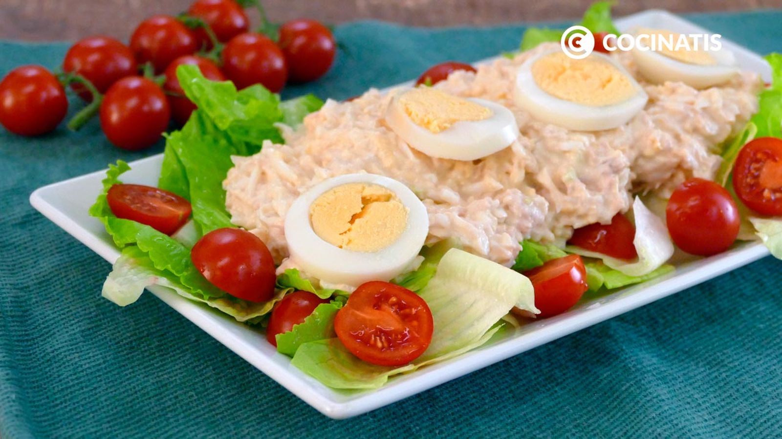 Receta de ensaladilla de atún y huevo duro
