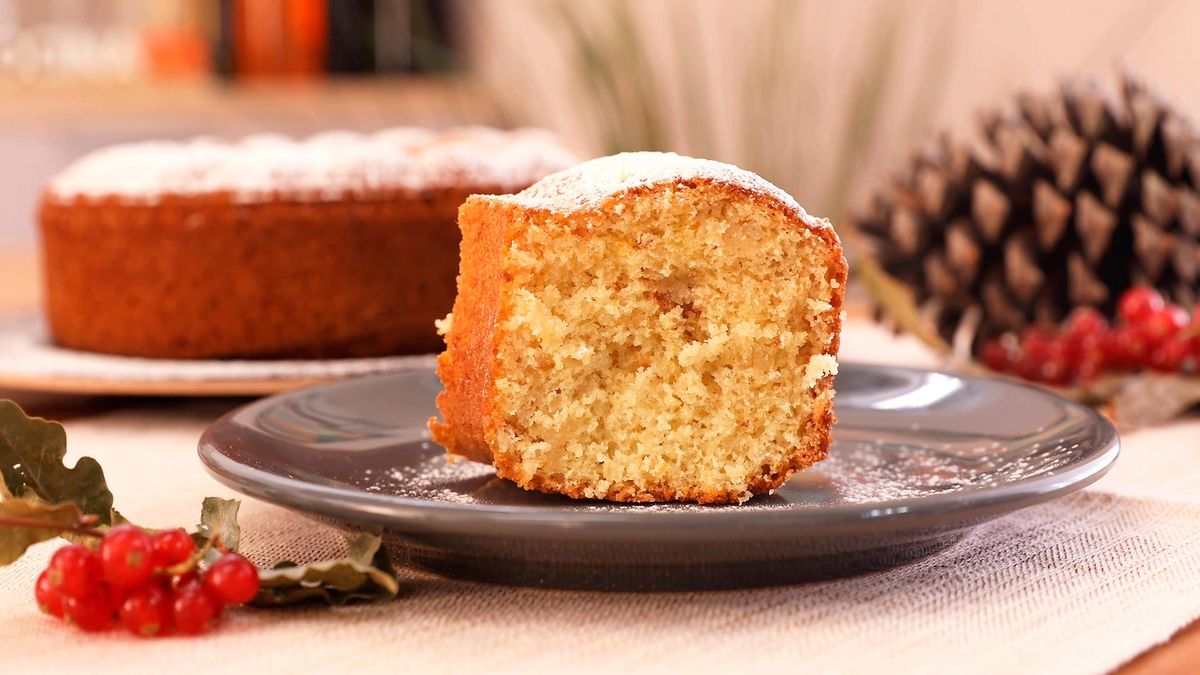 Receta de bizcocho de mazapán   paso 6