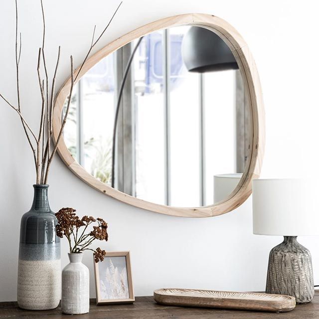 espejo decorativo forma irregular maisons du monde