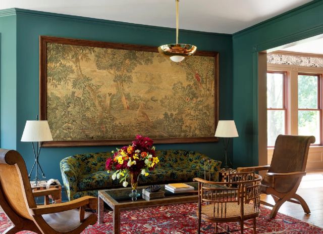 Tapices de paredes una manera diferente para decorar las paredes de tu hogar 12
