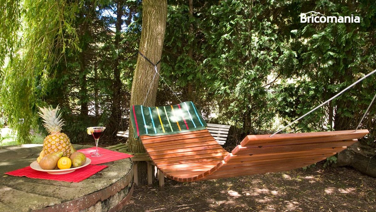 brico 0514 construye hamaca listones madera xl