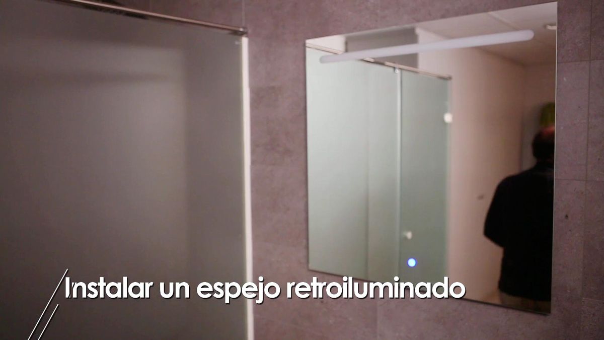 Colocar un espejo retroiluminado en el baño paso 8