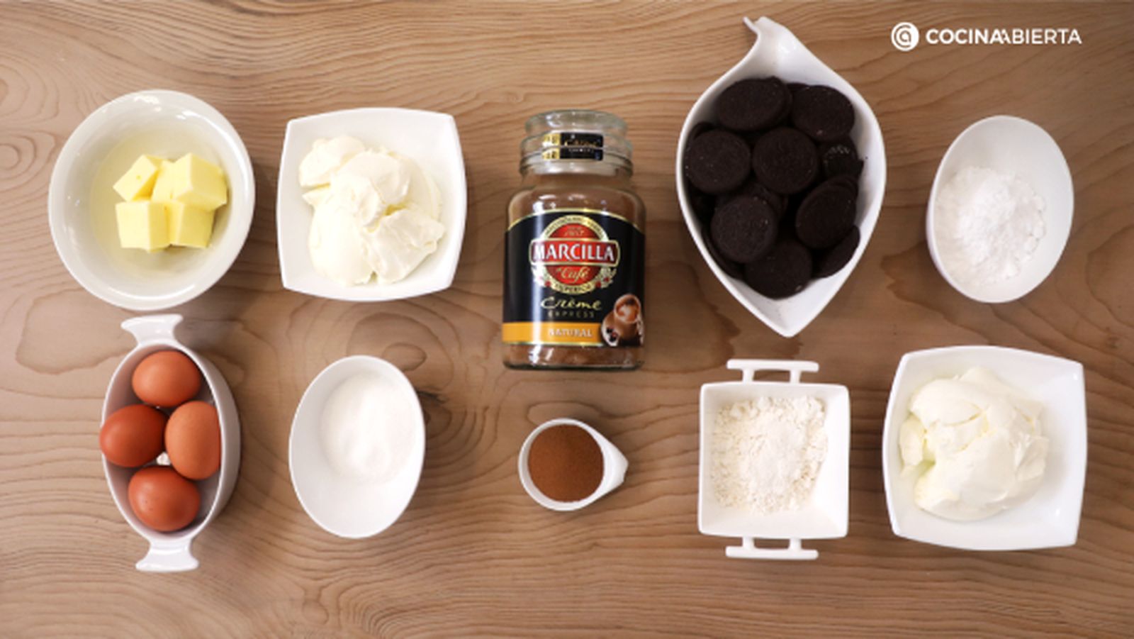 receta cheesecake con cafe ingredientes