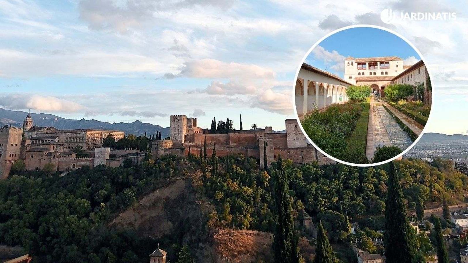 La Alhambra de Granada cuenta con unos jardines únicos.