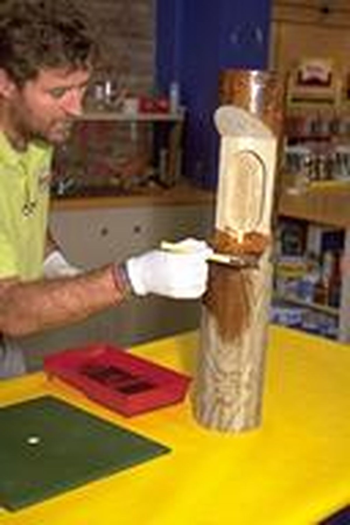 Cómo hacer una lámpara de jardín paso 7