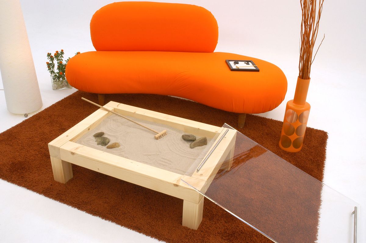 Mesa de centro de estilo zen