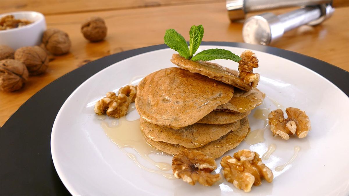 Receta de tortitas de avena fitness