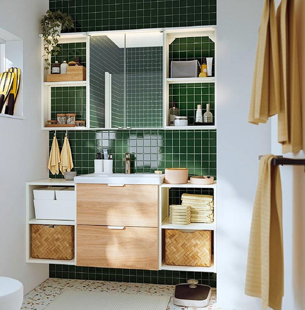 Claves para decorar un baño pequeño moderno y funcional 10