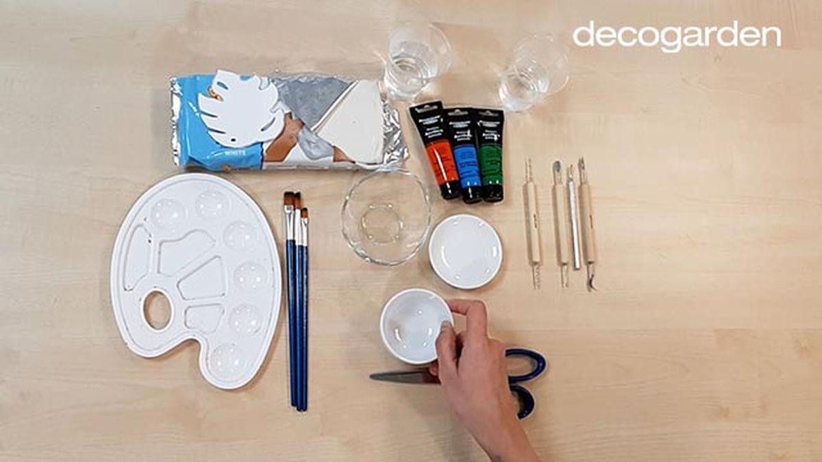 como hacer platos de arcilla ingredientes