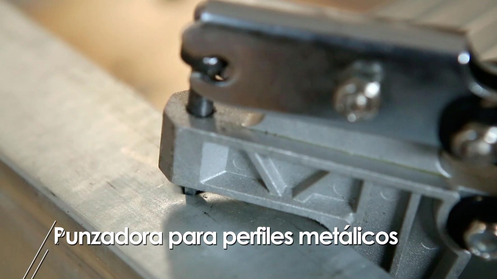 Punzonadora para perfiles metálicos paso 3